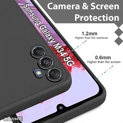 Caseline Back Cover for Samsung Galaxy M15 5G Black Grip Case Silicon Pack of 1-thumb4