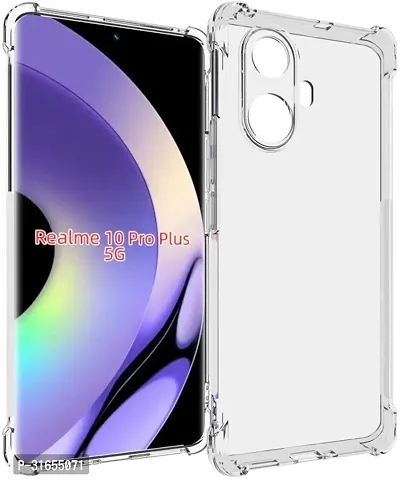 Caseline Back Cover for realme 10 Pro Plus realme 10 Pro Plus 5G Transparent Grip Case Pack of 1