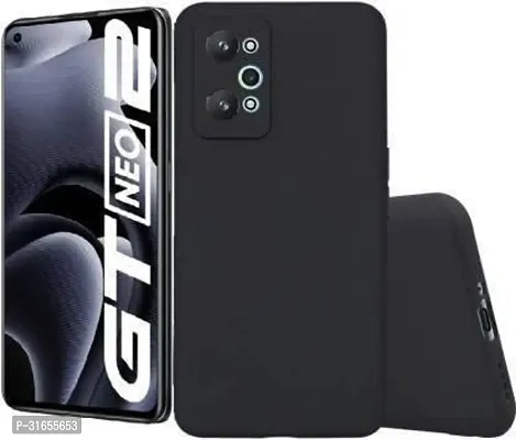 Caseline Back Cover for Realme GT Neo 2 5G Realme GT neo 2 5G Black Grip Case Silicon Pack of 1