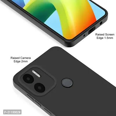 Caseline Back Cover for poco c51 REDMI A1 Plus A2 Plus CND Black Grip Case Silicon Pack of 1-thumb4