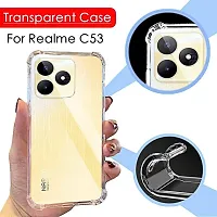 Caseline Back Cover for Realme Narzo N53 Realme C53 Narzo N53 C53 Realme Narzo N53 BMTP Transparent Grip Case Pack of 1-thumb1