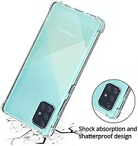 Caseline Back Cover for Samsung Galaxy S10 Lite Transparent Grip Case Pack of 1-thumb1