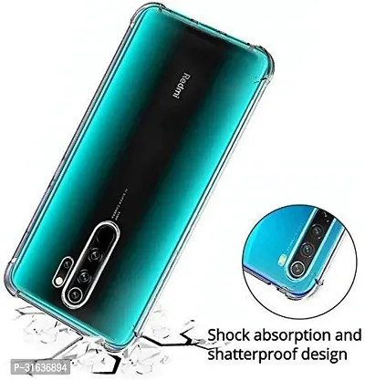 Caseline Back Cover for Redmi Note 8 Pro Transparent Grip Case Pack of 1-thumb2