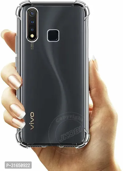 Caseline Back Cover for Vivo U20  Vivo Y19  Vivo U3 Transparent Grip Case Pack of 1-thumb3