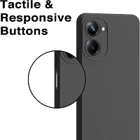 Caseline Back Cover for realme 10 Pro Realme 10 Pro 5G realme 10 Pro 5G Black Grip Case Silicon Pack of 1-thumb1