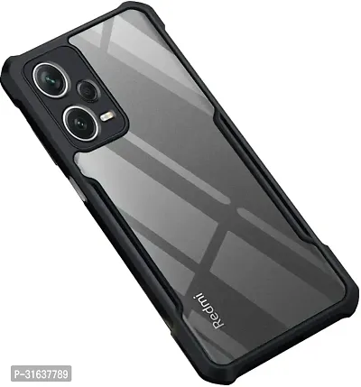 Caseline Back Cover for Redmi Note 12  Redmi Note 12 5G Black Grip Case Pack of 1