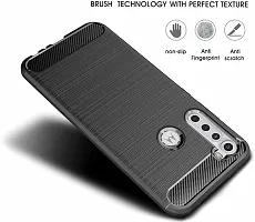 Caseline Back Cover for Motorola Moto One Fusion Plus Moto One Fusion Plus Black Grip Case Pack of 1-thumb3