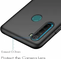 Caseline Back Cover for Realme 5i Black Grip Case Silicon Pack of 1-thumb2