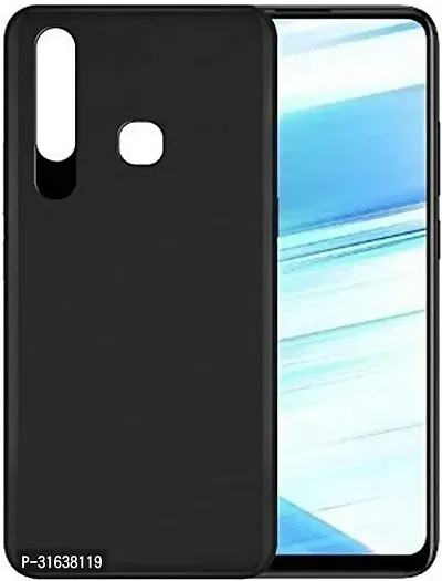 Caseline Back Cover for VIVO Z1 PRO Black Grip Case Silicon Pack of 1