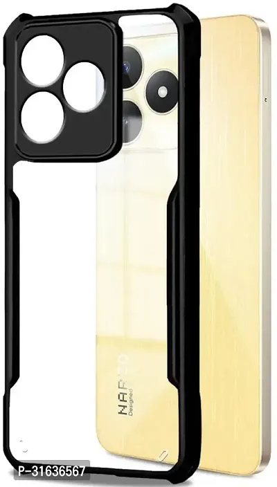 Caseline Back Cover for Realme C51 realme C51IP Black Grip Case Pack of 1