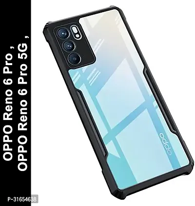 Caseline Back Cover for OPPO Reno6 Pro OPPO Reno6 Pro 5G  Black Grip Case Pack of 1-thumb0