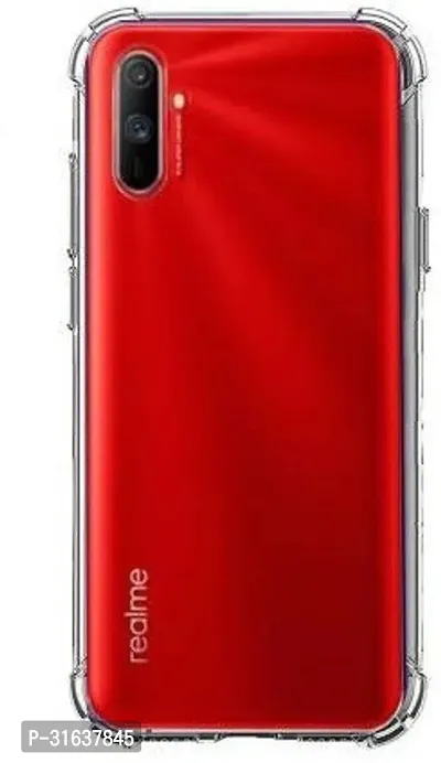 Caseline Back Cover for Realme C3 Transparent Grip Case Pack of 1