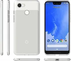 Caseline Back Cover for GOOGLE PIXEL 3XL Transparent Grip Case Silicon Pack of 1-thumb1