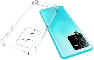 Caseline Back Cover for vivo V25 Pro  vivo V25 Pro 5G  Vivo V25 Pro Vivo V25 Pro 5G Transparent Grip Case Pack of 1-thumb3