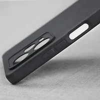 Caseline Back Cover for Redmi Note 12 5G  Redmi Note 12  Redmi Note 12 5G Black Grip Case Silicon Pack of 1-thumb1