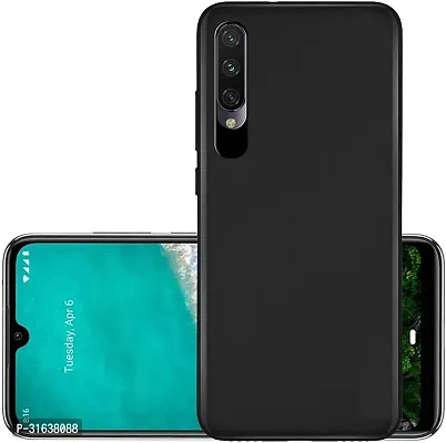 Caseline Back Cover for REDMI A3 Black Grip Case Silicon Pack of 1