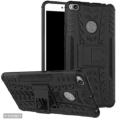 Caseline Back Cover For Redmi Maxx 2 Black Shock Proof Pack Of 1-thumb0