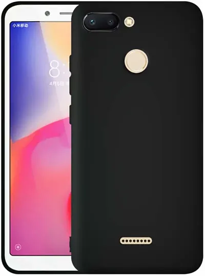 CELZO 4 Side Full Protection Back Cover Case for Xiaomi Redmi 6 - {Black}