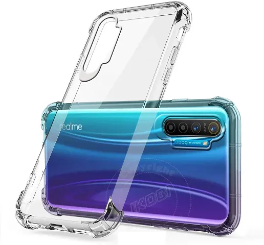 RRTBZ Transparent Soft Silicone TPU Back Cover Compatible for Realme XT