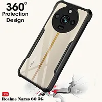 Caseline Back Cover for Realme Narzo 60 5G Realme Narzo 60 IP Black Grip Case Pack of 1-thumb1