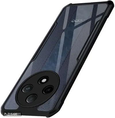 Caseline Back Cover for OPPO F27 Pro Plus 5G IP Black Grip Case Silicon Pack of 1