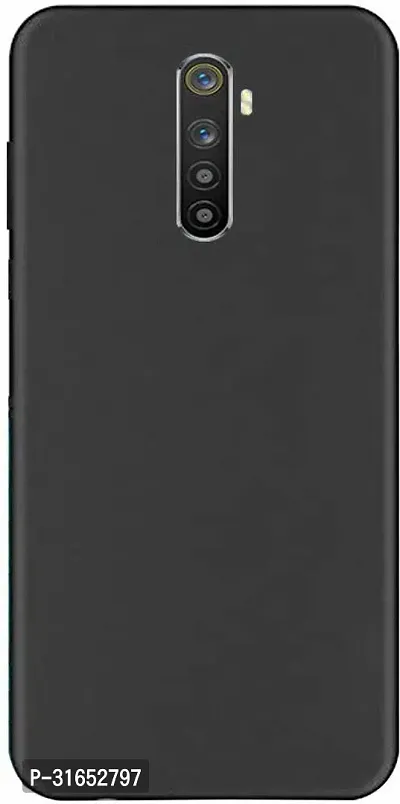 Caseline Back Cover for Realme X2 Pro Black Grip Case Silicon Pack of 1