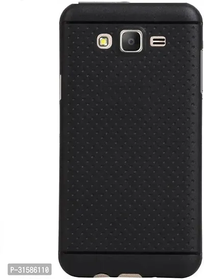 Nutricase Back Cover for Samsung Galaxy J2  2016 Black Silicon