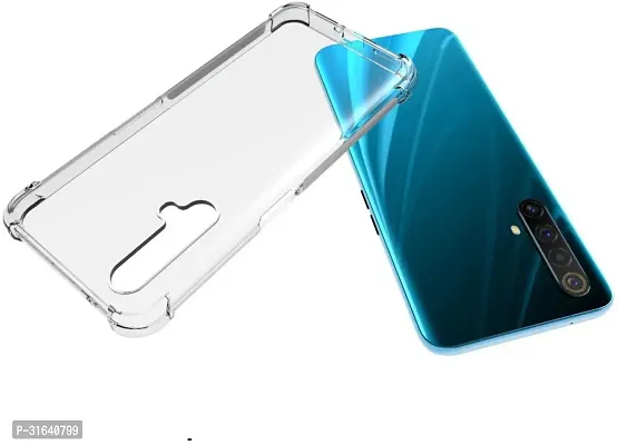 Caseline Back Cover for Realme X50 Pro 5G Transparent Grip Case Silicon Pack of 1