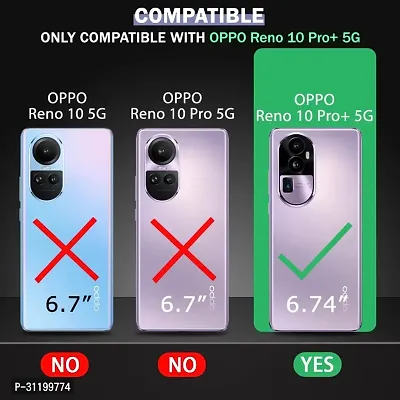 Caseline Back Cover for OPPO Reno 10 Pro Plus 5G Reno 10 Pro Plus 5GCND Black Grip Case Silicon Pack of 1-thumb2