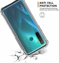 Caseline Back Cover for Realme 5 Realme 5s Realme 5i Transparent Grip Case Pack of 1-thumb3