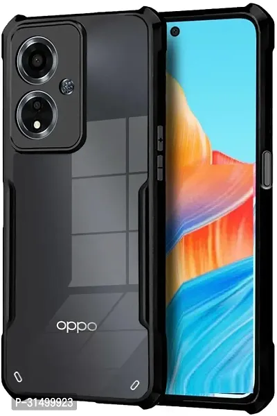 Caseline Back Cover for OPPO F25 Pro 5G Black Grip Case Pack of 1