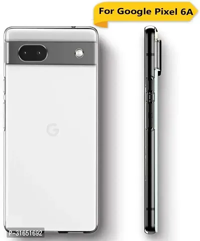 Caseline Back Cover for Google Pixel 6a GOOGLE PIXEL 6A Google Pixel 6a Transparent Grip Case Pack of 1-thumb3