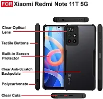 Caseline Back Cover for Mi Redmi Note 11T 5G Redmi Note 11T 5GPOCO M4 Pro 5GPOCO M4 Pro Black Grip Case Pack of 1-thumb3