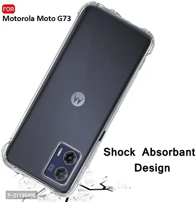 Caseline Back Cover for Moto G73 5G Motorola Moto G73 5G Transparent Shock Proof Pack of 1-thumb3