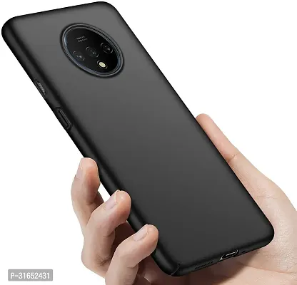 Caseline Back Cover for Oneplus 7T Black Grip Case Silicon Pack of 1-thumb0