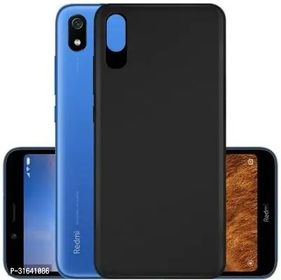 Caseline Back Cover for REDMI 7A Black Grip Case Silicon Pack of 1-thumb0