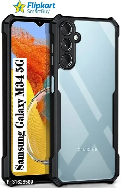 Flipkart SmartBuy Back Cover for Samsung Galaxy M34 5G Black Grip Case Pack of 1