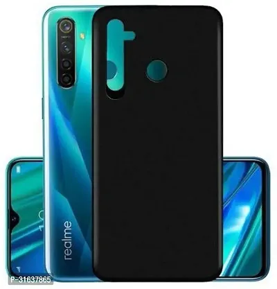 Caseline Back Cover for Realme 5 Realme 5s Realme 5i Black Grip Case Silicon Pack of 1-thumb0