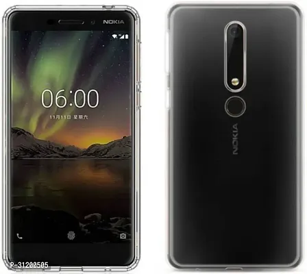 Caseline Back Cover for Nokia 6 Transparent Anti-radiation Pack of 1