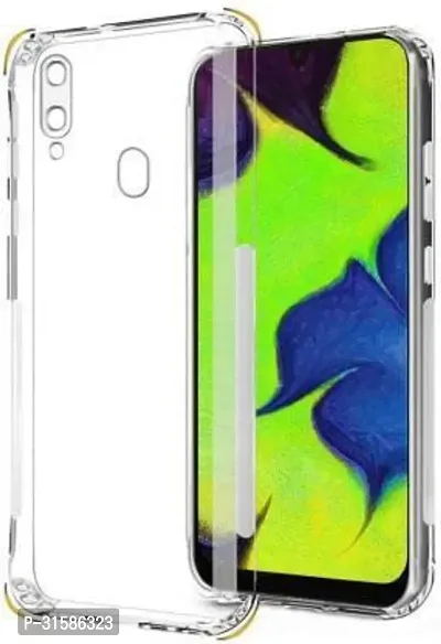 Caseline Back Cover for SAMSUNG GALAXY A10S Transparent Grip Case Pack of 1-thumb0