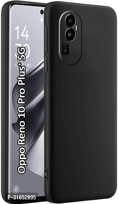 Caseline Back Cover for OPPO Reno 10 Pro Plus 5G Reno 10 Pro Plus 5GCND Black Grip Case Silicon-thumb0