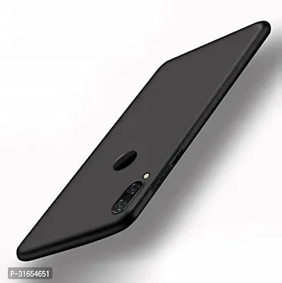 Caseline Back Cover for HONOR 10 LITE Black Grip Case Silicon Pack of 1