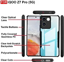 Caseline Back Cover for iQOO Z7 Pro/Vivo T2 Pro 5GIP Black Grip Case Pack of 1-thumb4