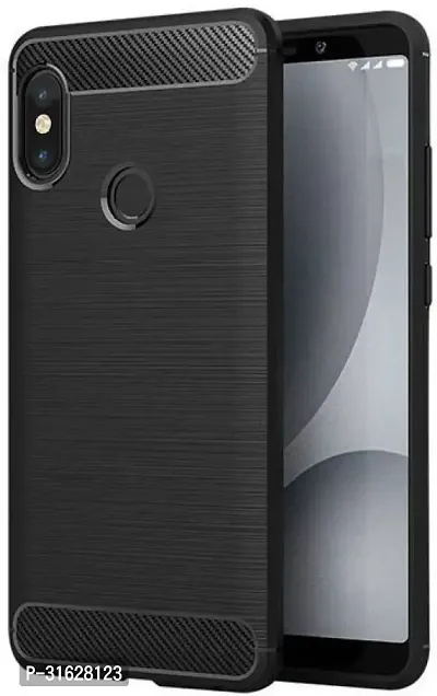 Caseline Back Cover for REDMI A2MI A2 Black Grip Case Silicon Pack of 1