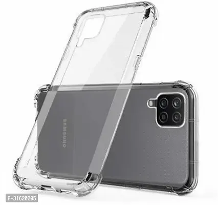 Caseline Back Cover for SAMSUNG GALAXY A12 Transparent Grip Case Pack of 1