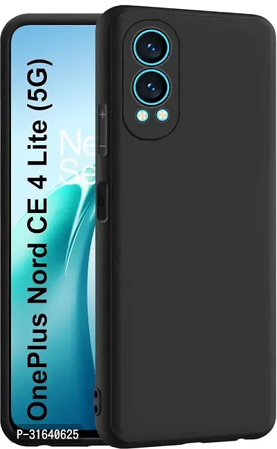 Caseline Back Cover for OnePlus Nord CE4 Lite 5G OnePlus Nord CE 4 Lite 5G CND Black Grip Case Silicon