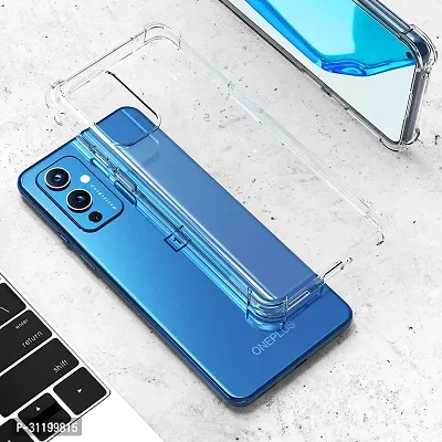 Caseline Back Cover for OnePlus 9 Transparent Grip Case Pack of 1-thumb5