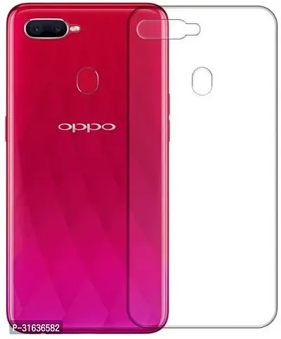 Caseline Back Cover for OPPO F9 Pro Transparent Grip Case Silicon Pack of 1-thumb0