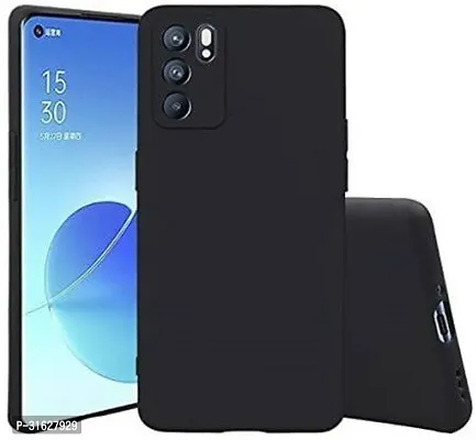 Caseline Back Cover for Oppo Reno 6 Pro 5G Oppo Reno 6 Pro Black Grip Case Silicon Pack of 1-thumb0