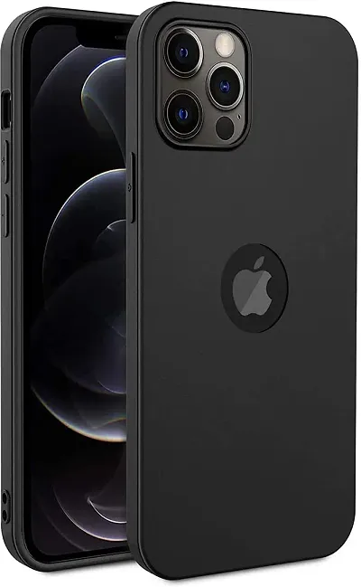 OO LALA JI Black Soft Silicone Case for iPhone 12 PRO MAX